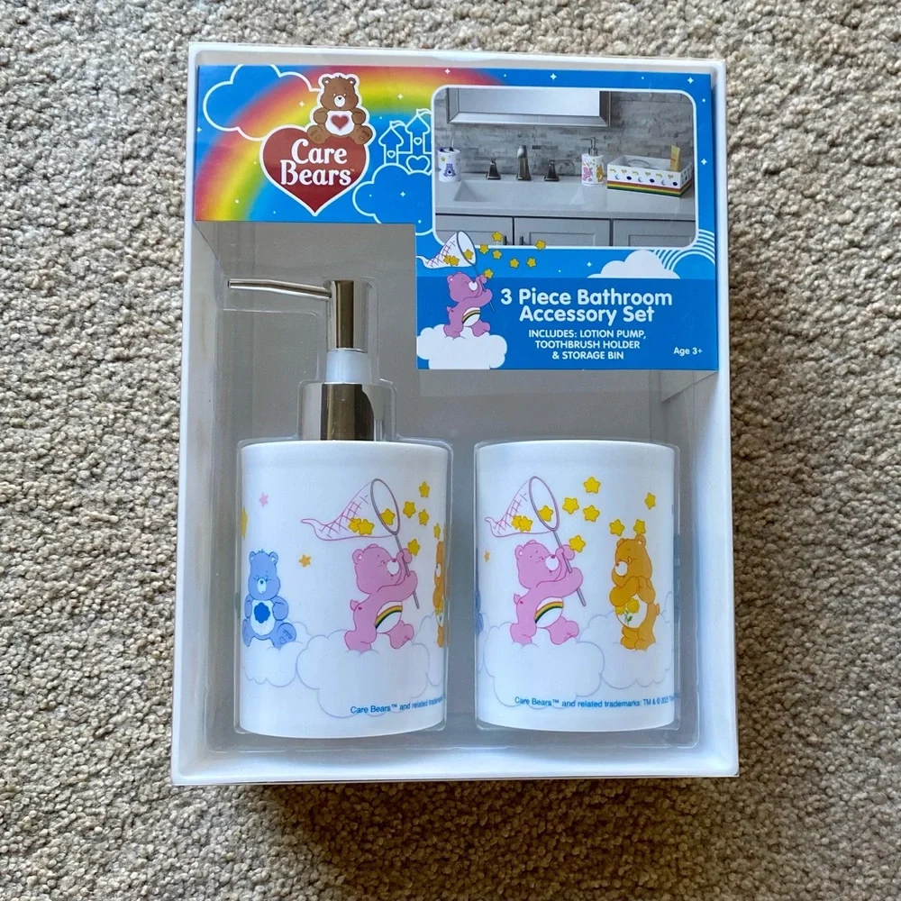 Care Bears 3-Piece Bathroom Set 🆕